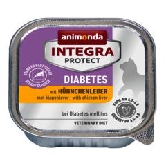ANIMONDA Integra Protect Diabetes chicken liver 100g Kaķu konservi