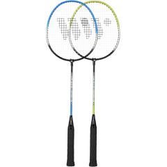 Wish Steeltec 216K badminton racket set 2 rackets + 3 shuttlecocks + case