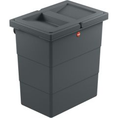 Hailo Настенный контейнер для мусора FlexBox S / 7 л / темно-серый