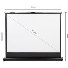 Maclean MC-961 Portable Projection Screen Compact 45" 4:3 Free-Standing Office Cinema