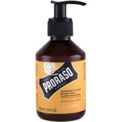Proraso Wood & Spice / Beard Wash 200ml Bārdas kopšana