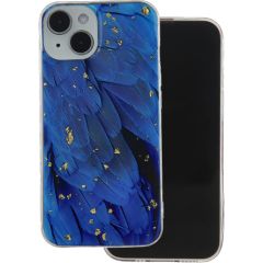 Fusion Gold Glam Blue silikona aizsargapvalks Samsung A145 | A146 Galaxy A14 4G | 5G Neoriģinālie Maciņi