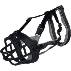 TRIXIE Muzzle Flex muzzle for dog - size S- black Citas preces