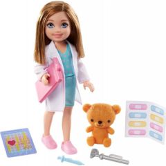 Mattel Lalka Barbie Barbie Chelsea Can Be - Doktor (GTN88)