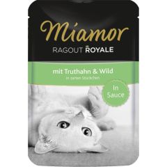 Miamor Royal ragout in sauce Turkey and venison