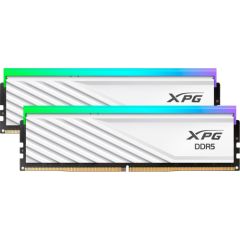 ADATA DDR5 - 48GB - 6000 - CL - 30 (2x 24 GB) dual kit, RAM (white, AX5U6000C3024G-DTLABRWH, Lancer Blade RGB, INTEL XMP, AMD EXPO)
