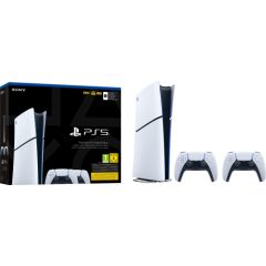 Sony PlayStation 5 Slim Digital Edition, game console (incl. second controller)