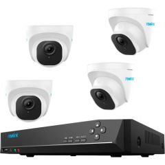 Reolink NVS8-5KD4-A, set (1x RLN8-410 NVR, 4x PoE Reolink dome cameras (10 MP))
