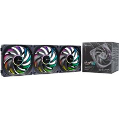 Seasonic MagFlow ARGB, case fan (black, 3-fan kit)