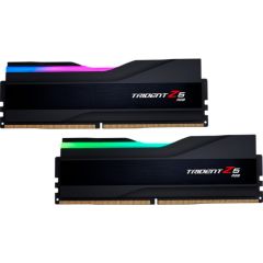 G.Skill DDR5 - 48GB - 7600 - CL - 38 (2x 24 GB) dual kit, RAM (black, F5-7600J3848F24GX2-TZ5RK, Trident Z5 RGB, INTEL XMP)