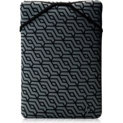 HP Reversible Protective 15.6-inch Geo Laptop Sleeve 15.6" Sleeve case Black, Gray