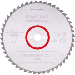 Griešanas disks kokam Metabo 628057000; 200x2,8x30 mm; Z48; 0°