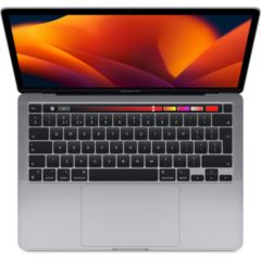 Apple MacBook Pro 2022 Retina 13" 2xUSB-C - M2 / 16GB / 256GB SSD - SPACE GRAY (Atjaunināts, stāvoklis labi)