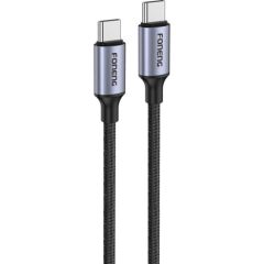Cable USB-C to USB-C Foneng X95 1.2m 60W (gray)