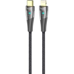 USB-C to lightning cable Budi 20W 1.5m (black)