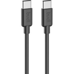 USB-C to USB-C cable Budi PD 65W 1.2m (Black)