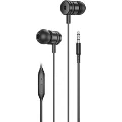 Foneng EP200 wired, in-ear headphones, mini jack (black)