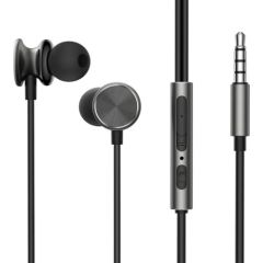Joyroom Wired Earphones JR-EW03, Half in Ear (Dark Grey) Austiņas
