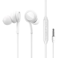 Joyroom Wired Earphones JR-EW02, Half in Ear (White) Austiņas