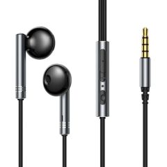 Wired Earphones Joyroom JR-EW06, Half in Ear (Dark Gray)