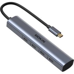 MOKiN USB-C Hub with 10Gbps 4 USB-C Ports (silver)