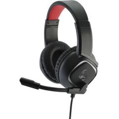 HEADSET GAMING GS301/BLACK/RED MRGS301 MEDIARANGE Austiņas
