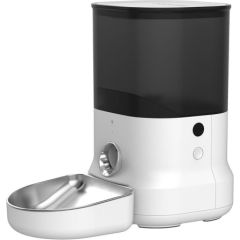 Automatic Pet Feeder with metal bowl Dogness (white)