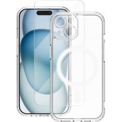 Vmax Set MagSafe Case Aizsargapvalks + Tempered Glass Aizsargstikls 2,5D Priekš Apple iPhone 14 Pro