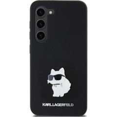 Karl Lagerfeld Samsung  Galaxy A55 A556 hardcase Silicone Choupette Metal Pin Black