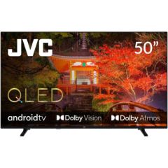 TV Set JVC 50" 4K/Smart QLED 3840x2160 Wireless LAN Bluetooth Android TV LT-50VAQ330P