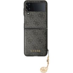 Guess GUHCZF4GF4GGR F721 Z Flip 4 gray|gray hardcase 4G Charms Collection