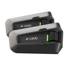 Cardo Packtalk EDGE Duo Communication System Double Pack bezvadu Bluetooth motocikla brīvroku SISTĒMA