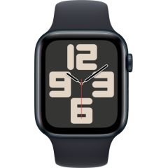 Apple Watch SE (2023), Smartwatch (dark blue/dark blue, 44 mm, sports strap, aluminum, cellular)