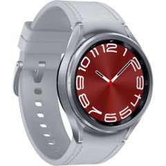SAMSUNG Galaxy Watch6 Classic (R955), Smartwatch (silver, 43 mm, LTE)