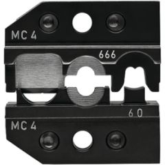 KNIPEX crimping insert for MC4 solar connectors (6 mm2), crimping pliers (for KNIPEX crimping system pliers, Item No. 97 43 xx)