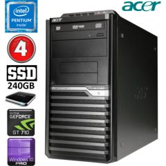 Acer Veriton M4610G MT G630 4GB 240SSD+1TB GT710 2GB DVD WIN10Pro