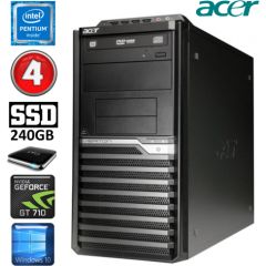 Acer Veriton M4610G MT G630 4GB 240SSD+1TB GT710 2GB DVD WIN10