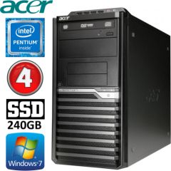 Acer Veriton M4610G MT G630 4GB 240SSD DVD WIN7Pro