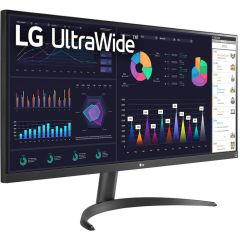 LG 34WQ500-B, LED monitor - 34 - black, UW-FullHD, IPS, HDR, AMD Free-Sync, 100Hz panel