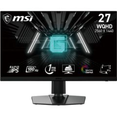 MSI G272QPFDE E2, gaming monitor - 27 - black, WQHD, Rapid IPS, HDR, Adaptive-Sync, 180Hz panel