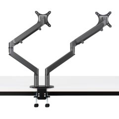 HAGOR HA gas lift arm Medium Dual, monitor holder (dark grey)