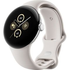 Google Pixel Watch 2, Smartwatch (light beige, Porcelaine, LTE)