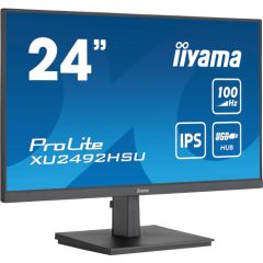 Iiyama XU2492HSU-B6 - 24 - LED monitor - black (matt), FullHD, AMD Free-Sync, IPS