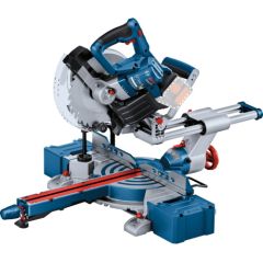 Bosch cordless chop and miter saw BITURBO GCM 18V-254 D Professional solo, chop and miter saw (blue, without battery and charger)