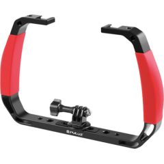 Underwater Diving Rig PULUZ for Action Cameras (Red)