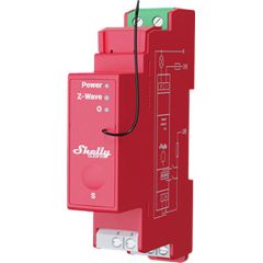 1-channel DIN rail relay with energy measurement Shelly Qubino Pro 1PM