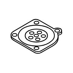 DIAPHRAGM ,METERING, ECHO Rezerves daļas
