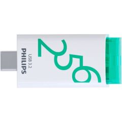 PHILIPS USB-C 3.2 Gen 1 Flash Drive Click Spring Green 256GB