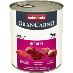 Animonda ANIMONDA GranCarno Adult Dog smak: z sercami 800g