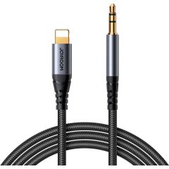 Audio Cable Lightning to 3,5mm AUX Joyroom SY-A06, 1.2m (black) Dažādi vadi